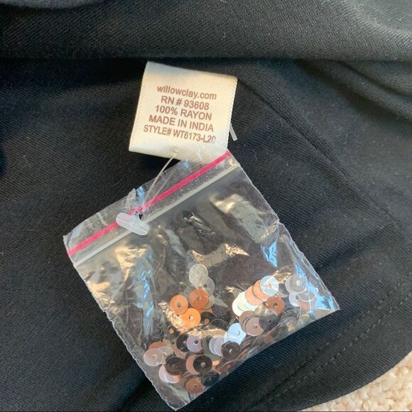 WILLOW And Clay sequin striped strapless dress cocktail party Vegas clubwear M - Picture 6 of 11